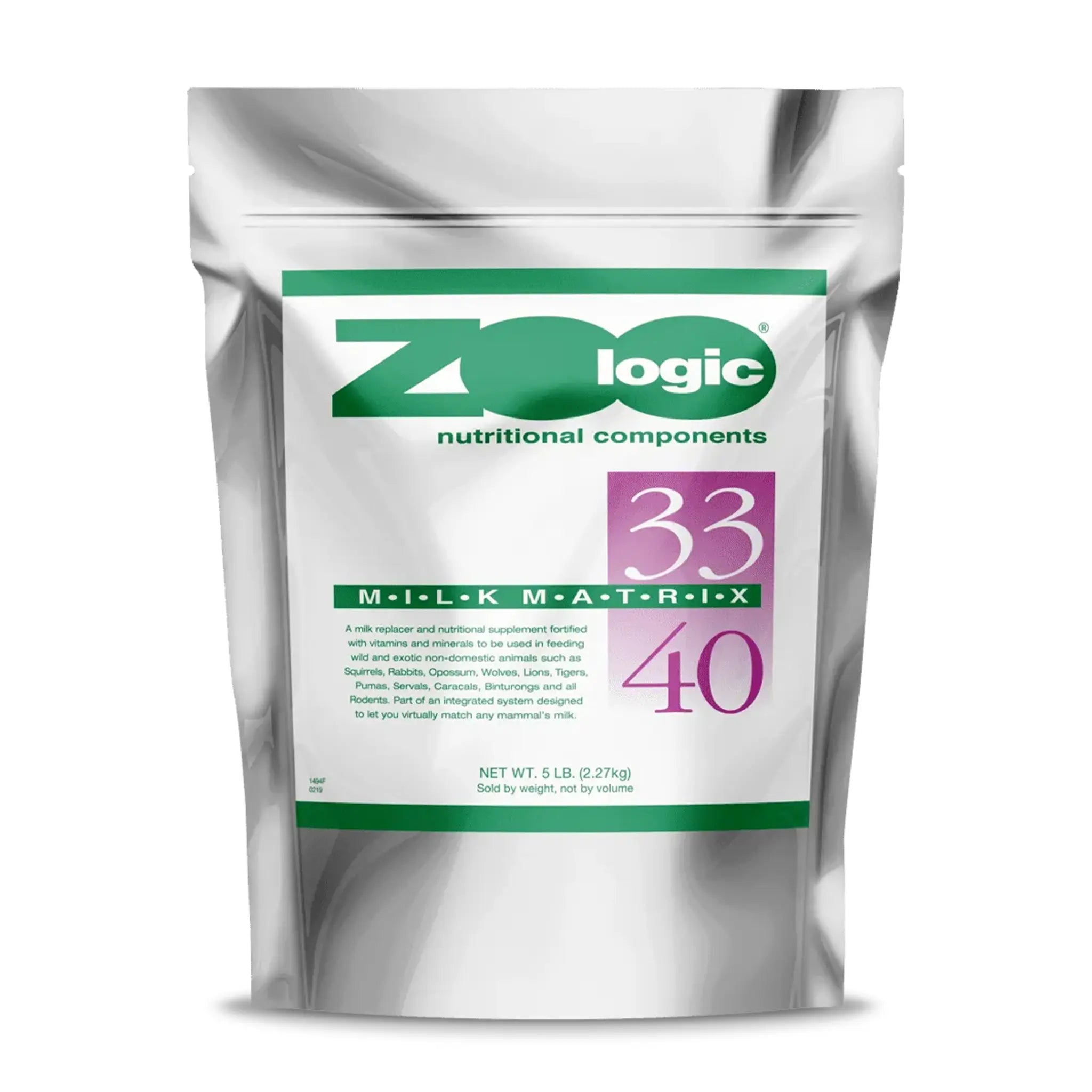 Zoologic® Milk Matrix 33/40 - 5 lbs (2.2 kg) – Henry's Pets