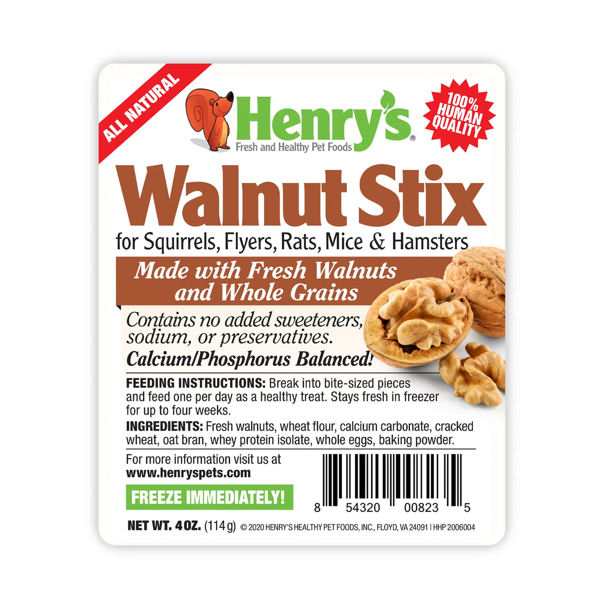 Image of the bag label for Walnut Stix.