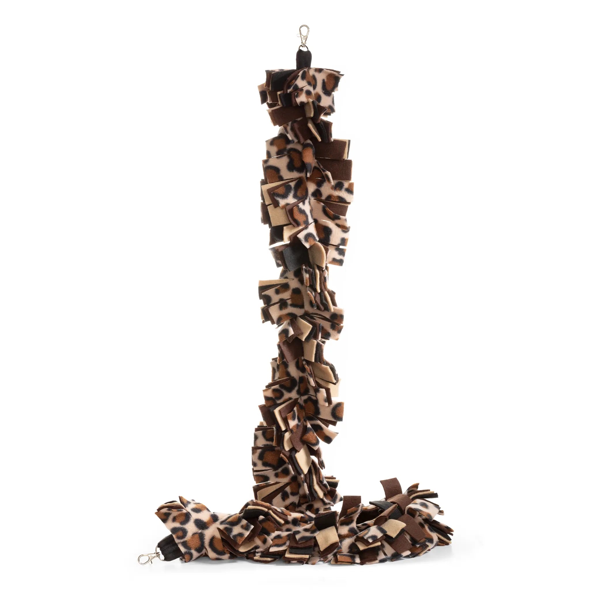 Image of a Fringe Boa hanging from one end.