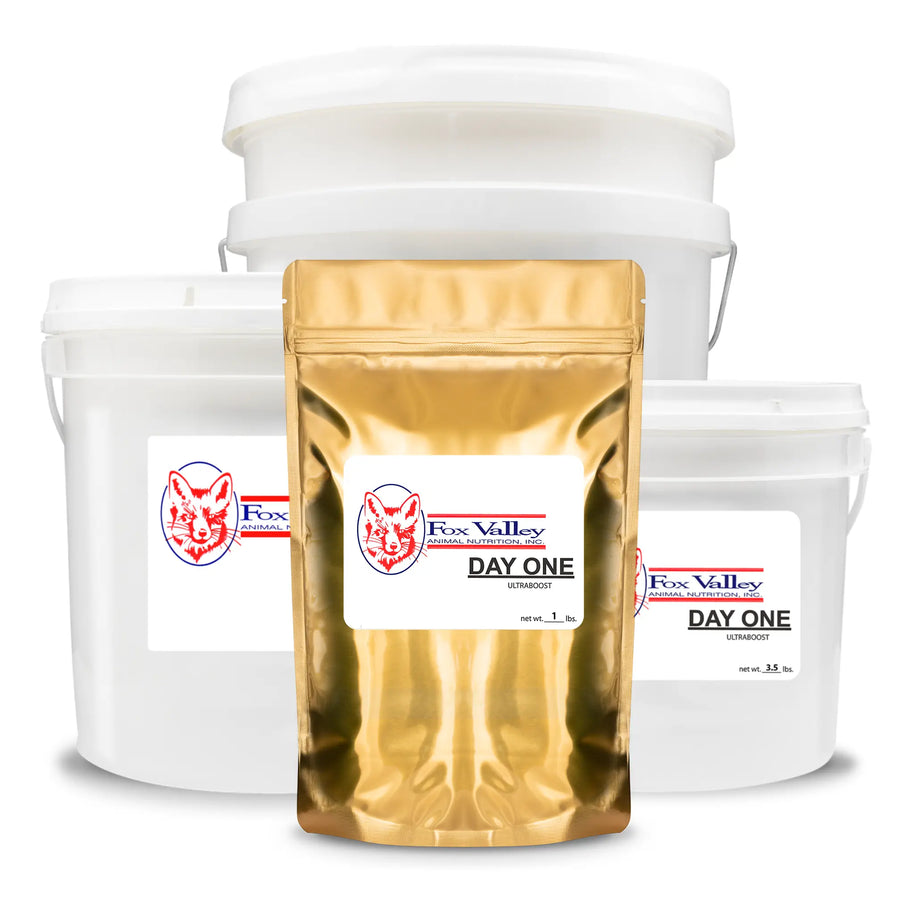 Image of all four available sizes of Fox Valley Ultraboost: 1 lb, 3.5 lbs, 8 lbs, 20 lbs.