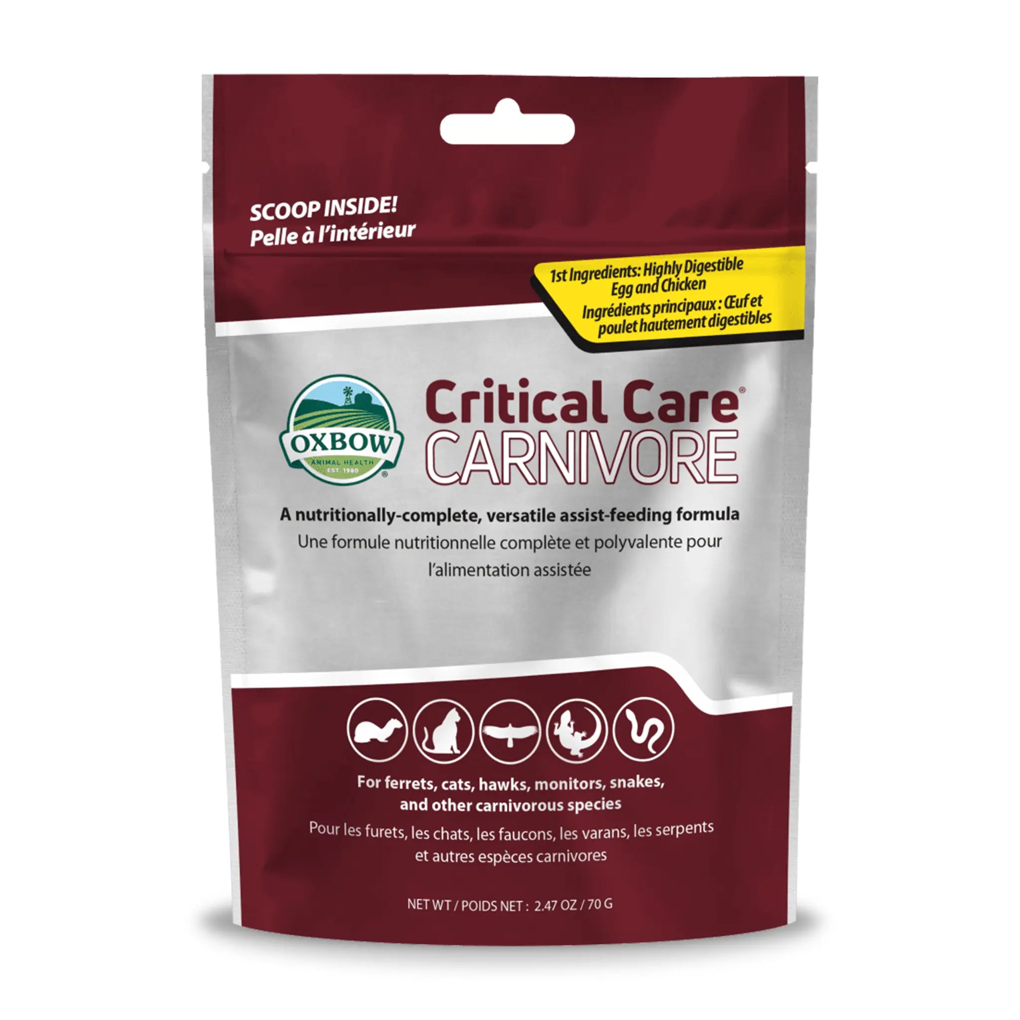 Oxbow Animal Health Critical Care Carnivore - 2.47 oz (70 g)