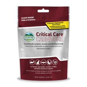 Oxbow Animal Health Critical Care Carnivore - 2.47 oz (70 g)