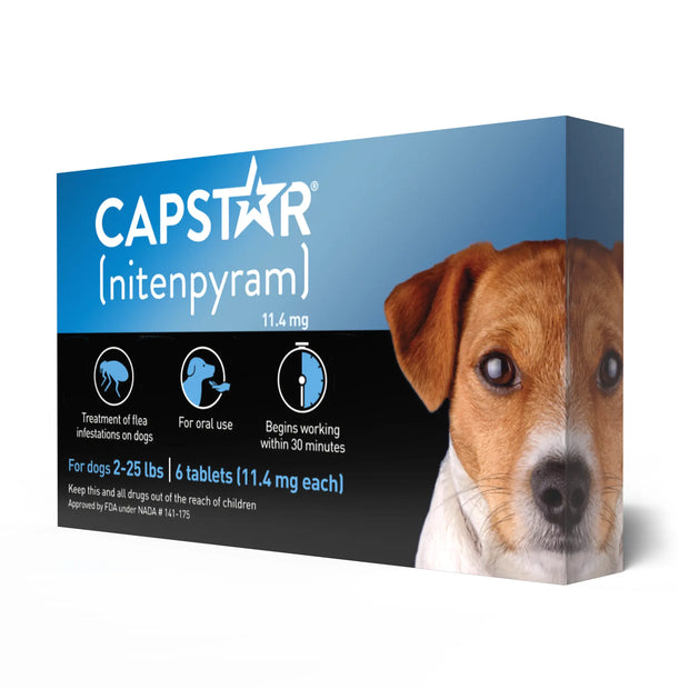 Capstar 11.4 mg Tablets - Kills Fleas and Maggots
