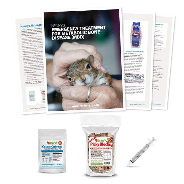 MBD Treatment Kit - for Calcium Deficiency in Squirrels