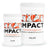 Image of both sizes of Wombaroo Impact Colostrum Supplement: 25 g and 100 g jars.
