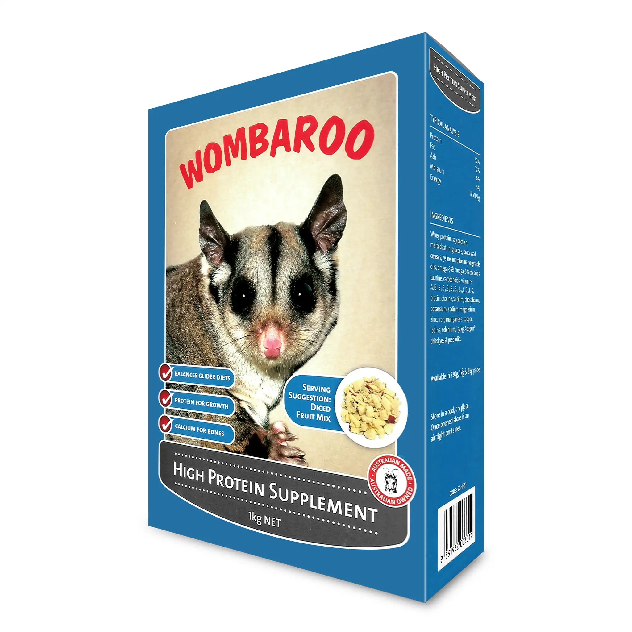 Image of 1 kg box of High Protein Supplement.