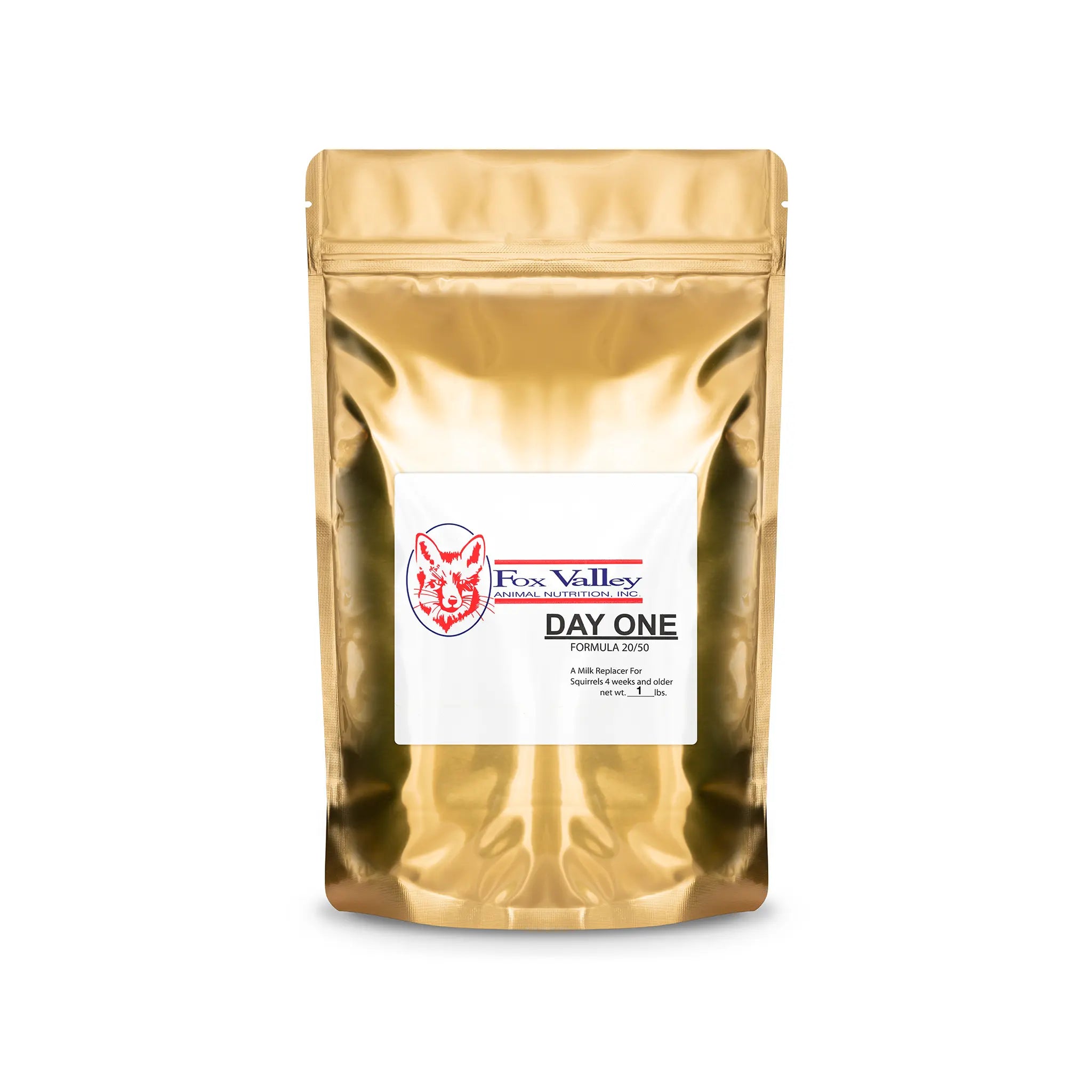 Image of a 1 lb bag of Fox Valley 20/50 Formula.